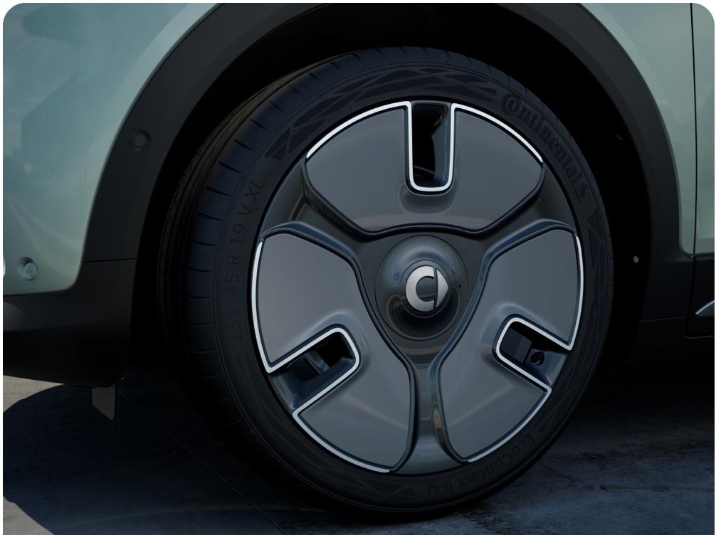 Ruedas y puertas en Smart #1 Premium