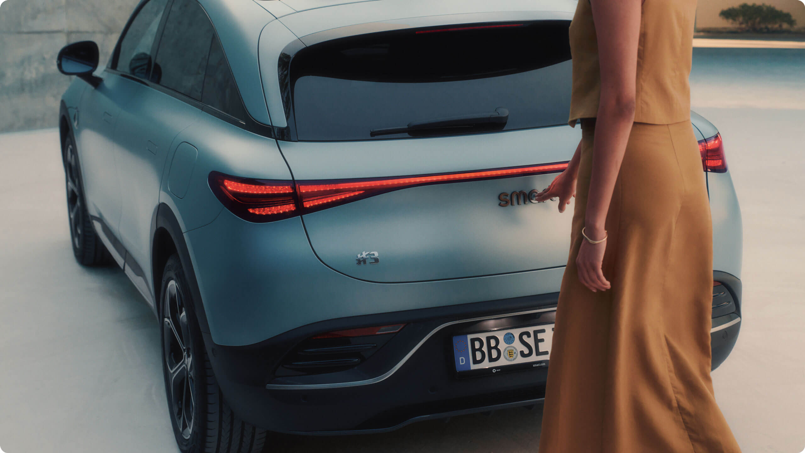 Smart #3 Premium Trasera